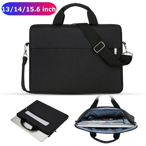 Smile Face Teeth Black White Laptop Bag 15.6 Inch Laptop Sleeve Case with Shoulder Straps & Handle/Notebook Computer Case Briefcase Compatible with MacBook/Acer/Asus/Hp 